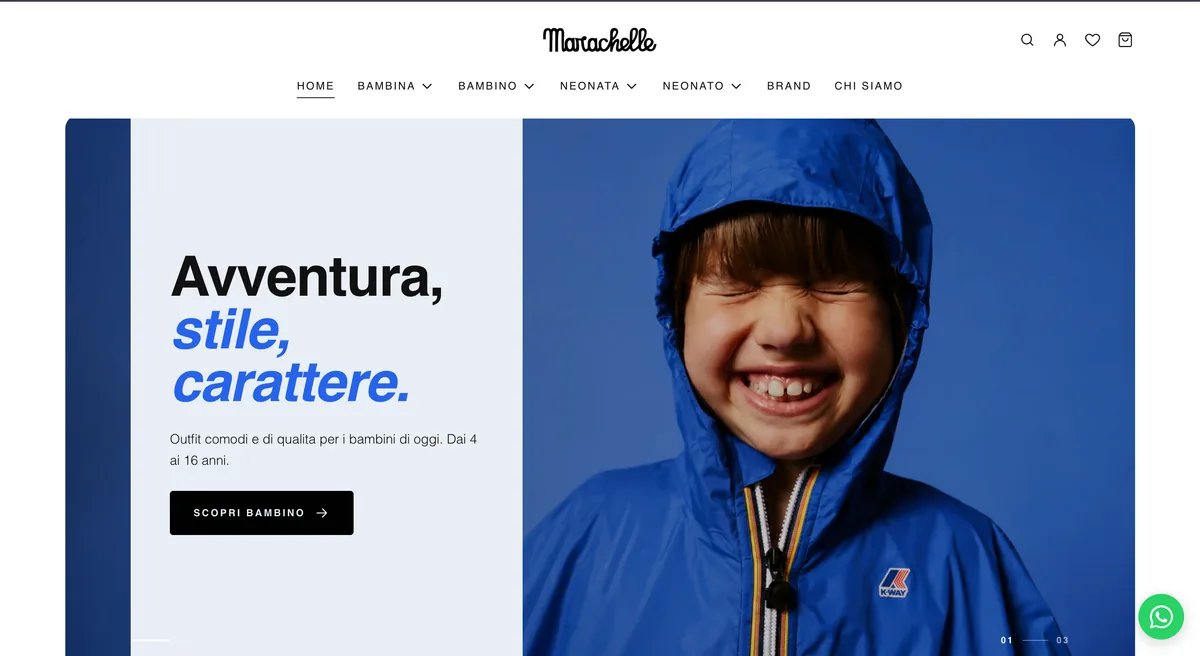 Marachelle — e-commerce abbigliamento bambini